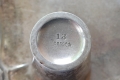 Silver plate of the 7th Infantry Regiment with silver glasses