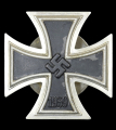 IRON CROSS FIRST CLASS SCREW BACK 1939 MARKED L/12, IN CASE LDO MAKER BY C.E. JUNCKER, BERLIN.