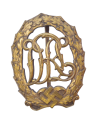 A BRONZE GRADE DRL SPORT BADGE - THIRD MODEL BY PETZ & LORENZ u. Reichenbach.