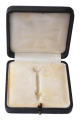 IRON CROSS FIRST CLASS 1939 MARKED L/12 IN CASE MAKER BY C.E. JUNCKER, BERLIN.