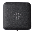 IRON CROSS FIRST CLASS 1939 MARKED L/12 IN CASE MAKER BY C.E. JUNCKER, BERLIN.