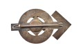 An HJ Proficiency Badge, Silver Grade with miniature.