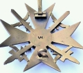 A Spanish Cross With Swords - Bronze Grade Marked L/11 Maker Wilhelm Deumer, Lüdenscheid.