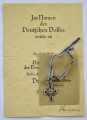 Germany, Third Reich. An Honour Cross Of The German Mother Award Document, Silver Grade Decoration.