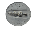 A 1934 National Day of Labour Badge maker marked.