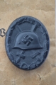 WOUND BADGE BLACK GRADE, MAGNETIC IN ENVELOPE MARKED WILHELM HOBACHER, WIEN.