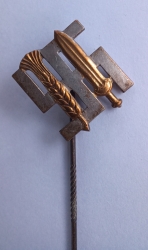 Reichsnährstand (National-food-estate) Stickpin Marked Ges Gesch Deschler U.S. MUNCH.