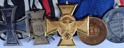 Six Medals Bar Police WWI/WWII.