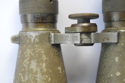 German Binoculars World War I OIGEE Berlin Fernglas 08 No. 460 with regimental stamps.