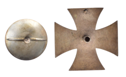 Iron Cross First Class 1939 screw back marked L/52 maker C. F. Zimmermann, Pforzheim Main.