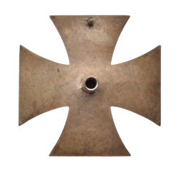 Iron Cross First Class 1939 screw back marked L/52 maker C. F. Zimmermann, Pforzheim Main.