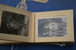 TWO A SECOND WORLD WAR GERMAN PHOTO ALBUMS.