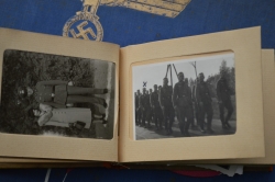 TWO A SECOND WORLD WAR GERMAN PHOTO ALBUMS.