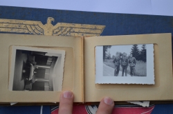 TWO A SECOND WORLD WAR GERMAN PHOTO ALBUMS.