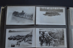 Album photos WW2 containing 80 pictures.