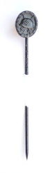 Wound Badge Black stickpin marked L/14 maker Friedrich Orth, Wien.