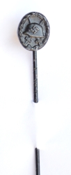 Wound Badge Black stickpin marked L/14 maker Friedrich Orth, Wien.