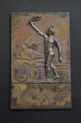 1938 REICHSOFFENE SCHWIMMWETTÄMPFE WINNERS PLAQUE.