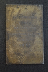 1938 REICHSOFFENE SCHWIMMWETTÄMPFE WINNERS PLAQUE.