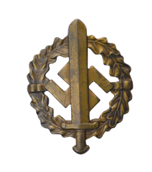 SA. A Sturmabteilung (SA) Sports Badge In Bronze By Petz & Lorenz