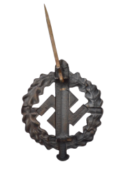 SA. A Sturmabteilung (SA) Sports Badge In Bronze By Petz & Lorenz