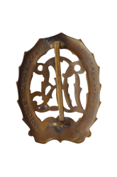 A BRONZE GRADE DRL SPORT BADGE - THIRD MODEL BY PETZ & LORENZ u. Reichenbach.