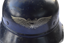 Luftschutz. An Air Raid Protection “Gladiator” Helmet