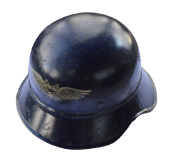 Luftschutz. An Air Raid Protection “Gladiator” Helmet
