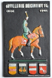 Sign Artillerie Regiment 16 hand-painted.