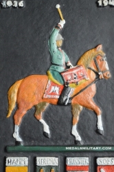 Sign Artillerie Regiment 16 hand-painted.