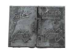 ESBIT FIELD STOVE (Esbit Feldkocher) with PACKAGED FUEL TABLETS BOX.