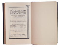 Germany, Third Reich. A 1934 Edition of Mein Kampf