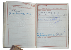 Germany, Heer. A Set Kurland Cuff Title, Iron Cross Second Class, Wound Badge With Recipient Soldbuch and Wehrpass