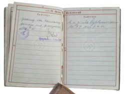 Germany, Heer. A Set Kurland Cuff Title, Iron Cross Second Class, Wound Badge With Recipient Soldbuch and Wehrpass