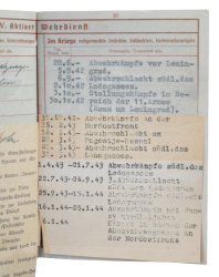 Germany, Heer. A Set Kurland Cuff Title, Iron Cross Second Class, Wound Badge With Recipient Soldbuch and Wehrpass