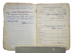 Germany, Heer. A Set Kurland Cuff Title, Iron Cross Second Class, Wound Badge With Recipient Soldbuch and Wehrpass