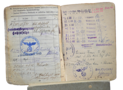 Germany, Heer. A Set Kurland Cuff Title, Iron Cross Second Class, Wound Badge With Recipient Soldbuch and Wehrpass