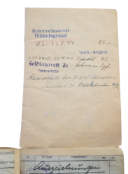 Germany, Heer. A Set Kurland Cuff Title, Iron Cross Second Class, Wound Badge With Recipient Soldbuch and Wehrpass
