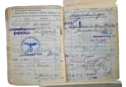 Germany, Heer. A Set Kurland Cuff Title, Iron Cross Second Class, Wound Badge With Recipient Soldbuch and Wehrpass