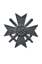 A War Merit Cross First Class with Swords marked 62 maker Kerbach & Österhelt, Dresden.