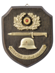 PLAQUE WEHRMACHT ERINNERUNG AN MEINE DIENSTZEIT