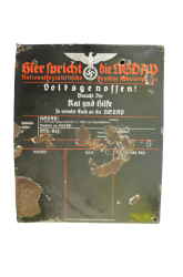 Germany, NSDAP. A Party Announcement Sign, C.1938