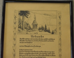 Germany, SS. A Freikorps Document Signed by SS Gruppenführer, Recipient of the PLM with Oak Leaves
