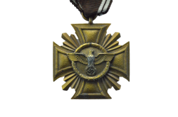 A Long Service Decoration, III Class For 10 Years With Case and paper award for doctor, By  Josef Hillebrand, Gablonz.