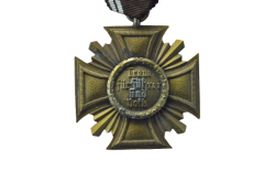 A Long Service Decoration, III Class For 10 Years With Case and paper award for doctor, By  Josef Hillebrand, Gablonz.