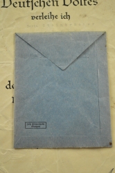 Germany, Third Reich. An Honour Cross Of The German Mother Award Document, Silver Grade Decoration.