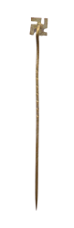 Swastika Stickpin silver