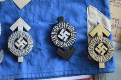 Hitlerjugend HJ and Deutsches Jungvolk (DJ) Grouping By Karl Laber, ID Documents, Badges etc.