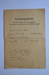 Hitlerjugend HJ and Deutsches Jungvolk (DJ) Grouping By Karl Laber, ID Documents, Badges etc.