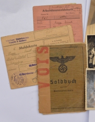 Soldbuch. Soldier Driver Paramedic Wehrmacht